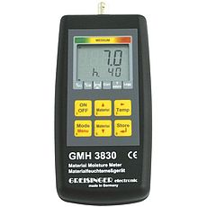 Odporový měřící přístroj vlhkosti materiálů a teploty Greisinger GMH 3830